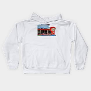 1956 Chevrolet Task Force 3600 Pickup Truck Kids Hoodie